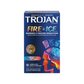 Condón Trojan Fire & Ice 10 unidades